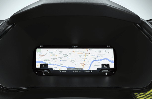 26.03 cm Fully Digital Instrument Cluster in Tata Harrier SUV