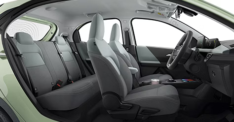 Melange Fabric Comfort Seats
