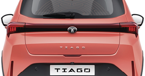 Halo lightbar connected LED tail lights of Tata Tiago